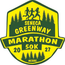 MCRRC Seneca Creek Greenway Trail Marathon & 50K logo