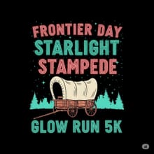 Starlight Stampede Glow Run 5k logo