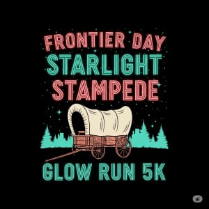Starlight Stampede Glow Run 5k Logo