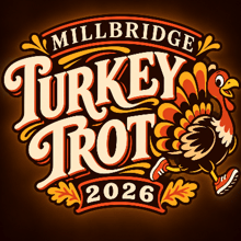 The Turkey Trot at Millbridge logo