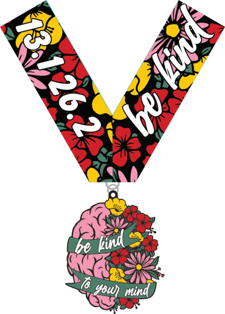 2025 Be Kind to Your Mind 1M 5K 10K 13.1 26.2- Benefitting Mental Health America Logo