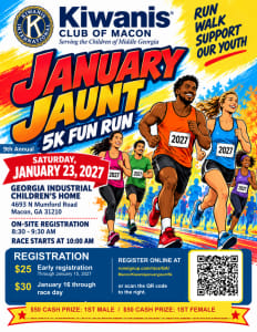 KC Macon January Jaunt 5K Logo