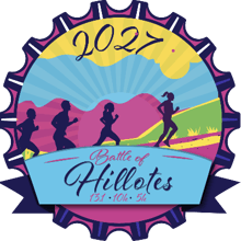 2027 Alamo Beer Challenge Race 3 of 4 Battle of Hillotes 13.1, 10k and 5k logo