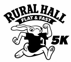 Flat & Fast Rural Hall 5K Logo