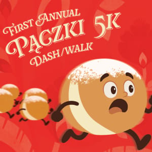 Paczki 5K Dash/Walk Logo