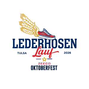 Lederhosen Lauf at Oktoberfest Tulsa Logo