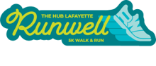 The Hub Lafayette Runwell 5K Walk/Run logo