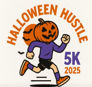 Slippery Rock Community Library Halloween Hustle Logo