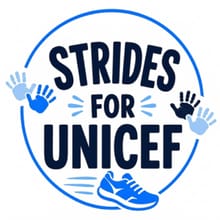Strides for UNICEF logo