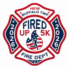 New Buffalo Township Fired Up 5K logo