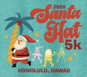 Santa Hat 5K & 1M Family Fun Run/Walk Logo
