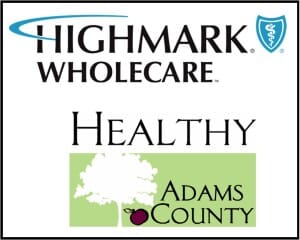 The Highmark Wholecare Labor Day Free 5K, presented by Healthy Adams County Logo