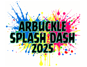 Arbuckle Splash Dash 2025 Logo