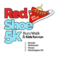 Red Shoe 5k 16th Annual Run/Walk & Kids Fun Run Benefiting Ronald McDonald House logo