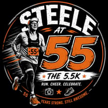 The STEELE 5.5k logo