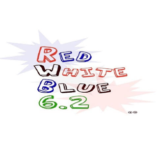 Red, White, Blue 6.2 and 5K Logo