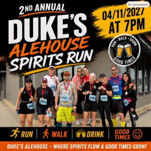2nd Annual Duke's Alehouse Spirits Run Logo