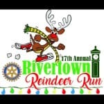 Conway Rotary RiverTown Reindeer Run Logo