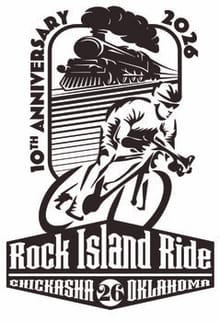 Chickasha's Rock Island Ride 2026 logo