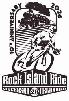 Chickasha's Rock Island Ride 2026 Logo