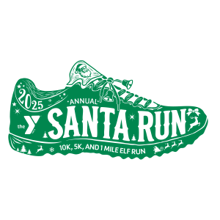 2026 YMCA Santa Run 5K/10K and One Mile Elf Run/Walk logo