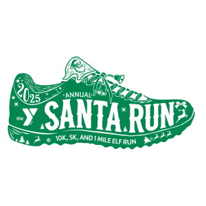 2026 YMCA Santa Run 5K/10K and One Mile Elf Run/Walk Logo