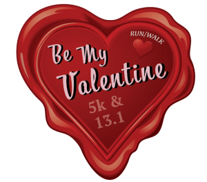 Be My Valentine Half Marathon & 5K Run/Walk - Hosted By NIFS Logo