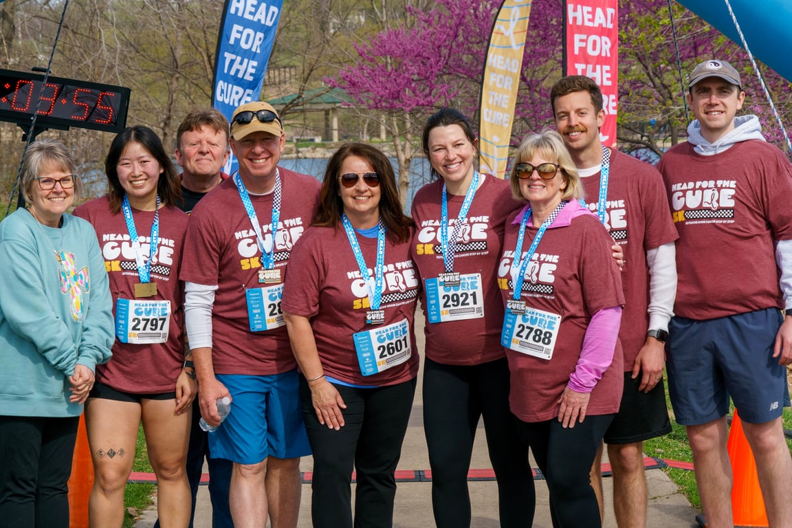 17th Annual Head for the Cure 5K - Mid Missouri logo
