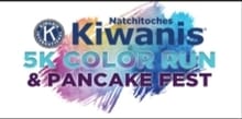 Kiwanis 5K Color Run and Pancake Festival logo
