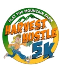 Flat Top Mountain Farm Harvest Hustle 5K logo