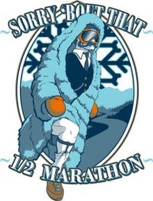 Sorry 'Bout That Half Marathon and Team Relay logo