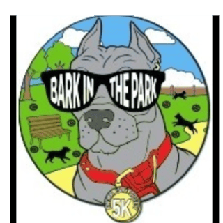 Bark in the Park 5k & 1 Mile Woof Walk 2026 Logo