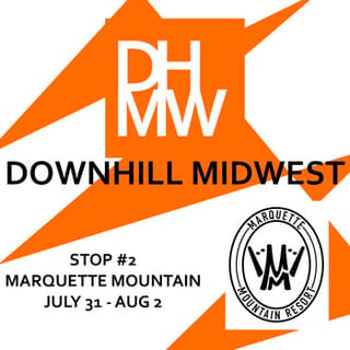 Downhill Midwest #2 - Marquette Mountain Logo