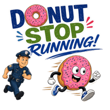 Donut Stop Running 5K - Bound Brook PBA Local 380 logo