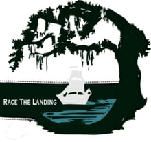 2027 Race the Landing 5K New Years Day Pajama Run -Recycle, Reuse and Renew logo