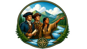 The Corps of Discovery Trail Races Logo