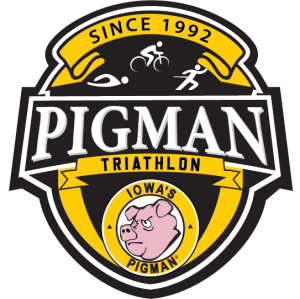Pigman Triathlon + Duathlon + Aquabike + Open Water Swim Logo