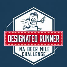 The Designated Runner NA Beer Mile p/b DNA Plainfield logo
