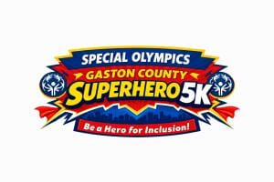 Special Olympics Gaston County Superhero 5K Logo