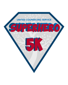 UCS Superhero 5K and Kids' Dash logo