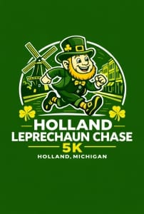 Holland Leprechaun Chase 5k Presented by Haworth Logo
