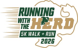 Running with the Herd 5k Logo