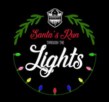 Santa's Run through the Lights 5K Run/Walk logo