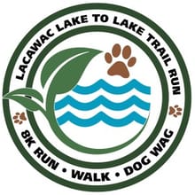Lake to Lake 8k Trail Run & Dog Woods Walk logo