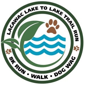 Lake to Lake 8k Trail Run & Dog Woods Walk Logo