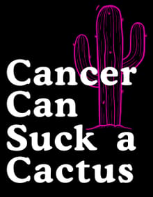 Cancer Can Suck A Cactus 5/10k logo
