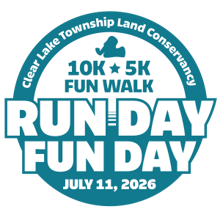 Clear Lake Run Day, Fun Day logo