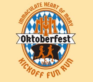 IHM Oktoberfest 5k/1-mile Fun Run Logo