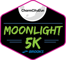 Moonlight 5K and Twilight Kids Run presented by Brooks EARLY BIRD REGISTRATION (2027) logo