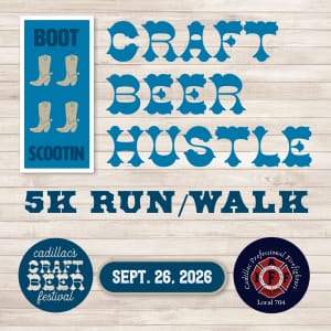 Cadillac Craft Beer Hustle Logo
